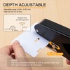 MyLifeUNIT Badge Hole Punch, Slot Puncher for Id Card, PVC