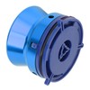 1 Pair NAB Hub Adapters Polished Aluminum Alloy Universal Loading