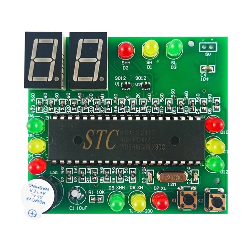 Traffic Light Controller DIY Kit, Traffic Electronics Learning Board Kit