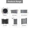 GTGMOTO Aluminum Radiator fits Jeep Cherokee XJ Comanche 2.5L L4