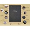 Letter Board THE ORIGINAL Black Felt Board with Stand, Built-in