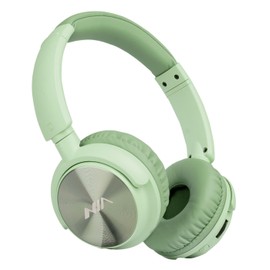 XuanGui On Ear Bluetooth Headphones, Hi-Fi Stereo Sound Wireless Headphones with Mic, 12H Playtime, Bluetooth 5.3, Light-weight and Comfortable Design for Travel Smartphone MP3 (Green)