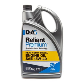 D-A LUBRICANT COMPANY 52004, Reliant Premium Diesel Engine Oil SAE 15W-40, 1 Gallon (4 Pack)