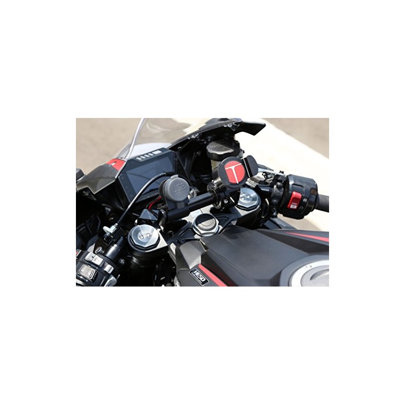 Kijima Honda 204-081 CBR1000RR Motorcycle Parts Handle Mount Stay, Black