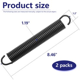 DONFON 732-3115 Extension Spring for MTD CUB Cadet Mower Compatible with 2150, 2155, 2145, 2135, 2166, 2130, 2140, 2176, 2164, 2146, GT-2542, LT-2180, LT-2138, LT-2042(2 Pack)
