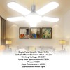 LED Garage Light Bulb 100W Garage Ceiling Lights 5 Adjustable
