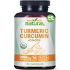 Organic Turmeric Curcumin Supplement in Capsules with Ginger and Black