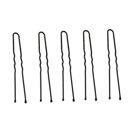 Baluue 100pcs U-shaped Bobby Pins for Women Non-slip Hair Clips for Updos Hair Accessories for Weddings and Everyday Use for Thick and Thin Styles