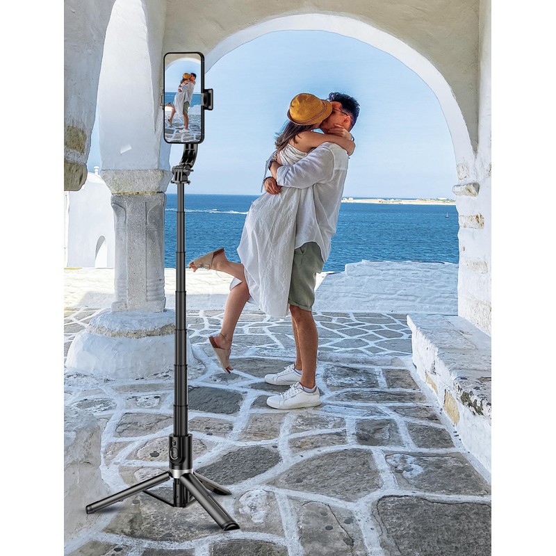 41'' Selfie Stick Tripod, Extendable Portable 4 in 1 Aluminum