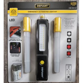 Defiant Emergency Automotive Light Kit LED Battery Operated 350 Lumens NEW