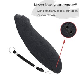 Remote Case for LG AN-MR500G Magic Remote Cover Flexible Shockproof Washable Remote Holder for LG 3D Smart TV Magic Remote Case(Black)