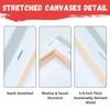 8x10 Inch Stretched Canvas, 12 Pack 100% Cotton Professional Blank