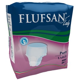 Flufsan Lady Pants Large 8 Bags Each 7 Pieces