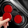 Car Cup Holder Coaster, 2 PCS Carbon Fiber Non-Slip Embedded
