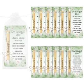 FloraVigo 12 Sets Lucky Pen Gifts for Students, Leaving Gift for Students, Leaving Gift for Colleagues, Gift for Coworkers and Thank You Gift for Teacher