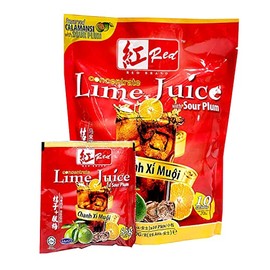 Malaysia Concentrate Beverage Lime Juice With Sour Plum 桔子酸梅 Chanh XÍ Muội 19.4oz - Total of 2 bags