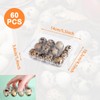 Oungy Pack of 60 Quail Egg Boxes, 12 Grid Quail