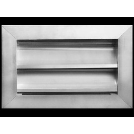 HVAC Premium 12"W x 6"H Aluminum Exterior Gable Louver Vent For Walls & Crawlspace - Weather-Resistant Air Grille With Screen Mesh - [Outer Dimensions 13.75"W x 7.75"H]