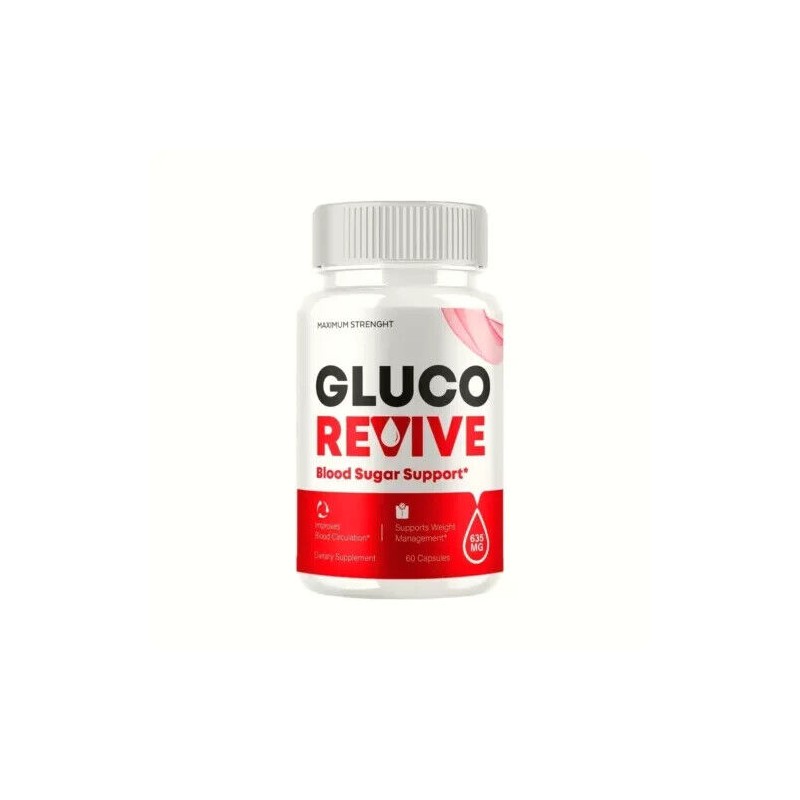 Gluco Revive Blood Support Supplement GlucoRevive Pills - 60 Capsules