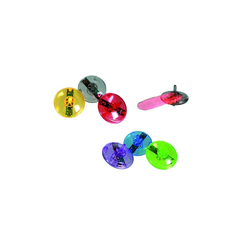 Spinning Top with LED with Buttoned 4 cm Bag for