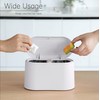 MONGTINGLU Mini Trash Can with Lid Removable Small Garbage Can,