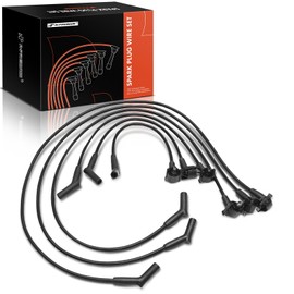 A-Premium Juego de 6 cables de bujía de encendido compatibles con Ford Mustang 1999-2000 V6 3.8L
