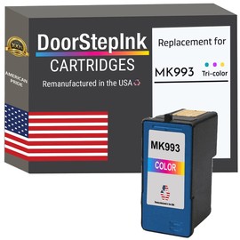 DoorStepInk Remanufactured in The USA Ink Cartridge for Dell Series 9 MK993 Tri-Color Use for Dell 926, Dell V305, Dell V305 W