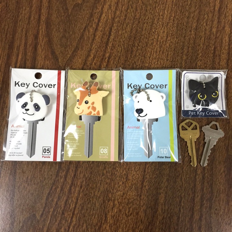 Key Cover/Key Caps/Key Holder/Keycaps - Cute Animal Pet Faces (Polar