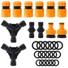 Tunejoy Hose Connectors Garden Hose Connectors Leak-Free Hose Coupling Accessories