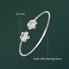 Better Jewelry Flower Hibiscus Ends .925 Sterling Silver West Indian