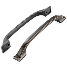 KOOFIZO 30 Pack 5 Inch Oil Rubbed Bronze Kitchen Cabinet Pulls Rubbed Bronze Cabinet Handles Bronze Cabinet Hardware for Kitchen Cabinets 1958 Drawer Dresser Cupboard Bedroom