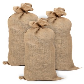 La Cordeline ACJN110L-L3 Set of 3 Natural Jute Bags 40 x 61 cm 215 g/m² 15 kg