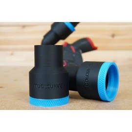 Toolcurve 1 7/8" Shop Vac Hose Locking Dust Adapter for Milwaukee 12v Cut Out Tool