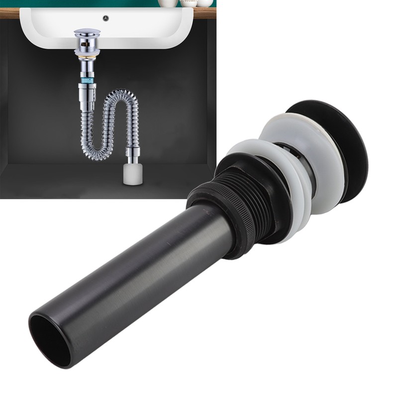 Bathroom Basin Sink Popping Up Drainer Lavatory Odor Resistant Sink