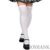 JOYBANK White Knee High Stockings Socks Cosplay