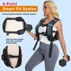 Weighted Vest, 12lbs/16lbs/20lbs/30lbs/40lbs Odorless, 6 Straps Size Adjustable for Woman