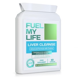 LivCleanse 60 Capsules – Choline, Alpha Lipoic Acid, N-Acetyl Cysteine & 9 Botanicals Including Turmeric and Chlorella