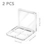 Beaupretty 2PCS Empty Lipstick Palette Diy Eyeshadow Powder Blush Lipstick