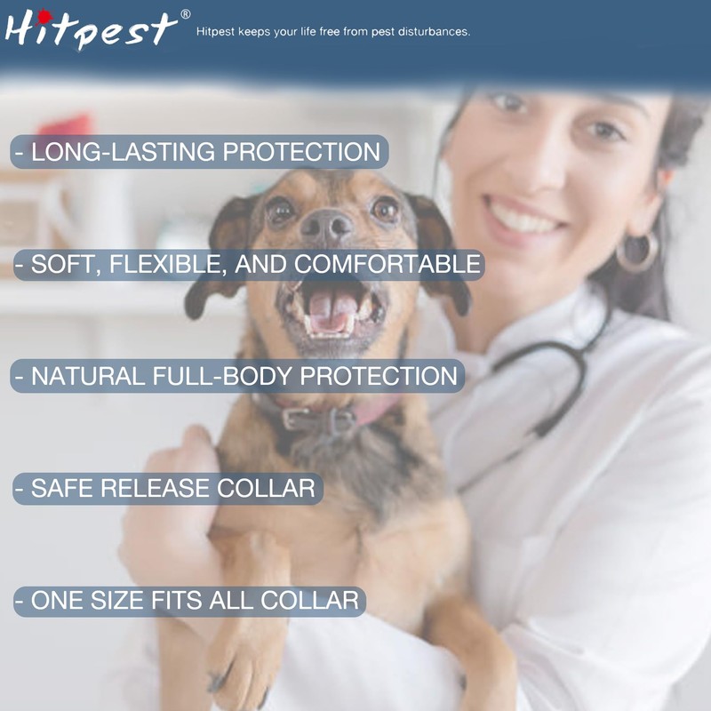 Flea and Tick Collar for Puppies - 12-Month Natural Protection