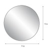 9 Inch Round Mirror for Tables at Wedding, Mirror Tiles