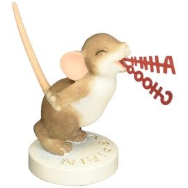 Enesco Charming Tails Ahhh Chooo Figurine, 3-Inch