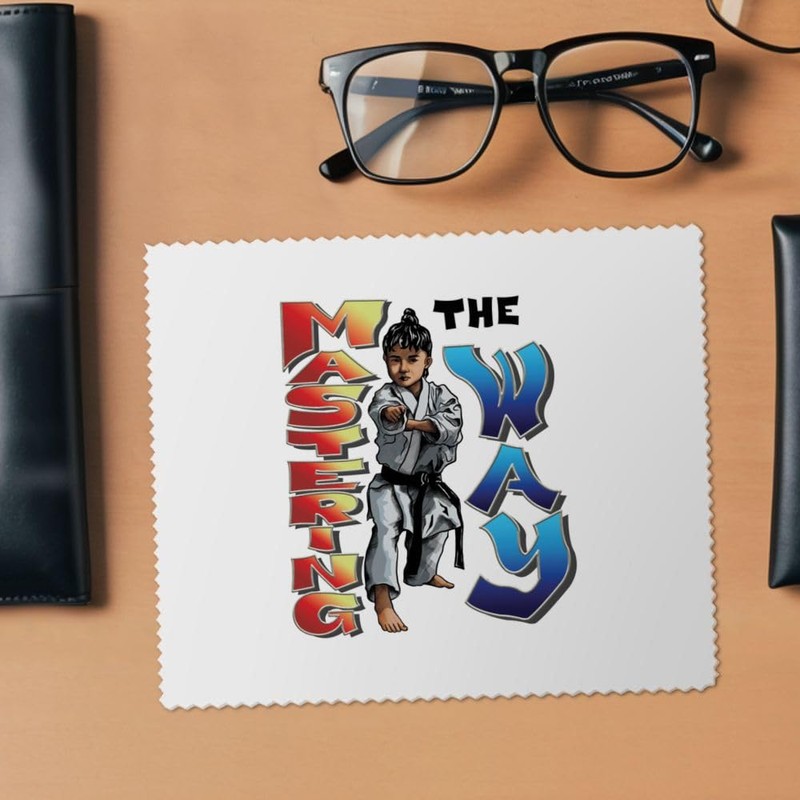 2 x 'The Journey to Mastery' Microfibre Lens/Glasses Cleaning Cloths