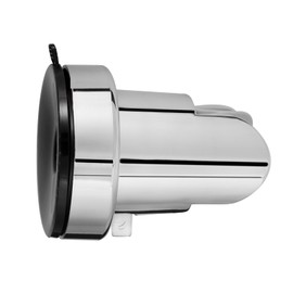 Suction Cup Hand held Shower Head Holder- 5 Angles Adjustable -Reusable -Bathroom Wall Mount Shower Wand Holder - (Polished Chrome)