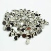 100pcs 10mm Acrylic Bullet Spike Cone Studs for Clothing Rivets