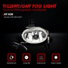 WEZEMLIGHT Fog Lights Assembly Replacement For Honda CRV 2010 2011