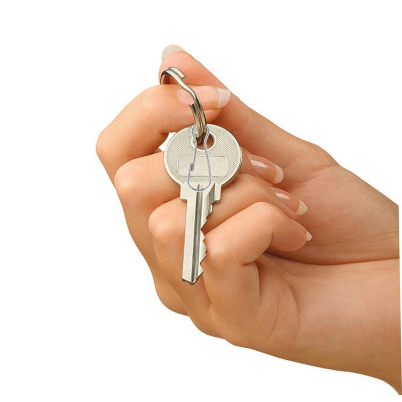 CIYODO 100pcs Stainless Steel Snap Hooks Metal Clip Lanyard Hook