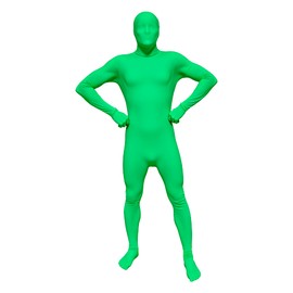 Lengnuantazhi Full Body Photography Chromakey Unisex Spandex Stretch Adult Costume Disappearing Man Body Suit (XL-175cm to 185cm Height)