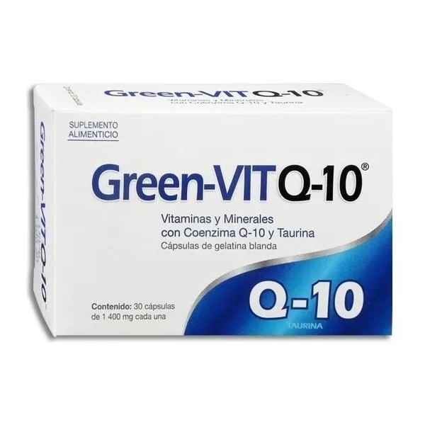 Progela | Coenzima Q10 Vitaminas Y Minerales 30 Capsulas Sabor