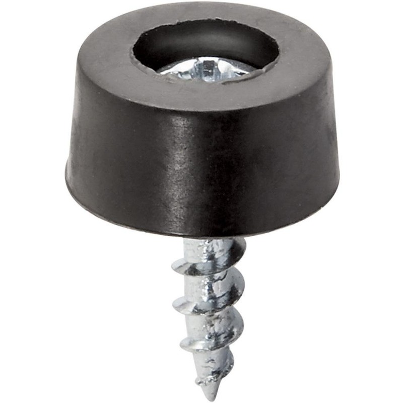 Rockler 3/4" Non-Skid Rubber Bumpers - Durable Rubber Bumper Feet