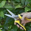 Vbvbip 3 Pack Gardening Scissors, Professional Pruning Shears Set -